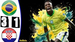 Vini Jr. Jadi Kunci, Brasil Hajar Kroasia 3-1 di Laga Persahabatan