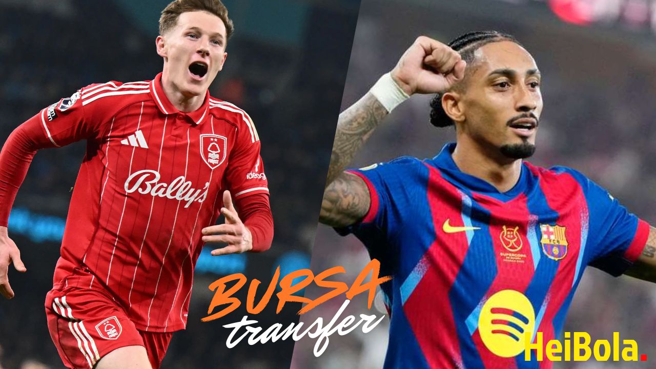 Bursa Transfer 2026: Man Utd Kejar Anderson, Barcelona Jual Raphinha