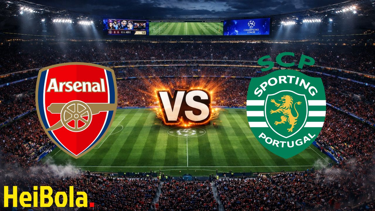 Prediksi Arsenal vs Sporting Lisbon Malam ini Versi HEIBOLA