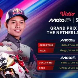 Moto3 & Moto2 Grand Prix of Netherlands 2026: Siasat Mekanik Menaklukkan Seri Klasik Hanya di Vidio