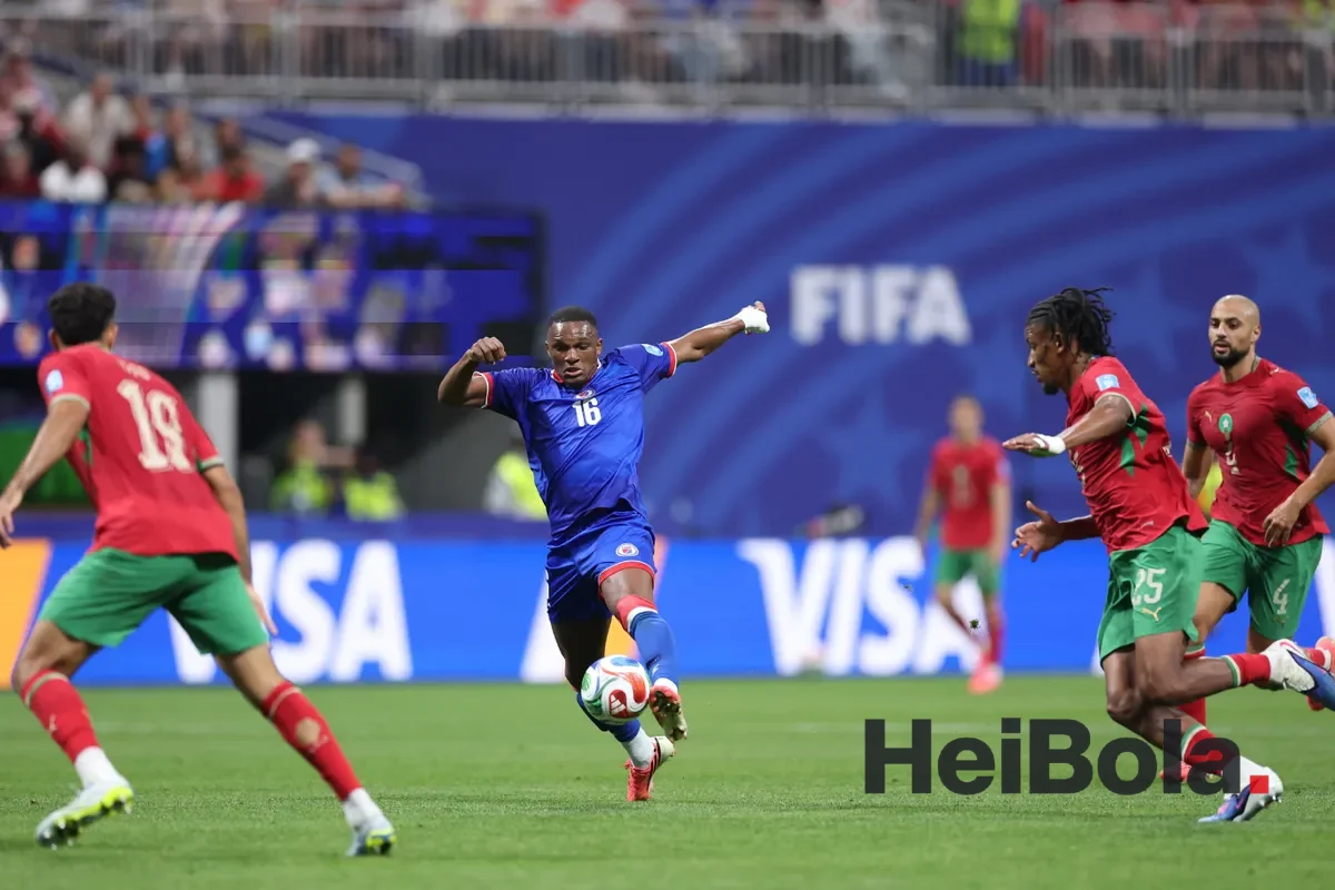 Hasil Babak Pertama Maroko Vs Haiti Berakhir Imbang 2-2 di Piala Dunia 2026