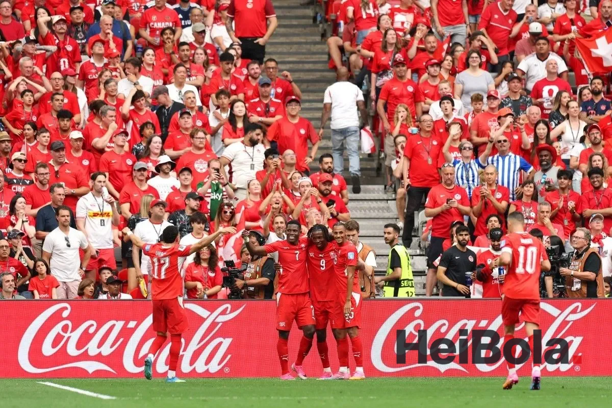 Hasil Swiss Vs Kanada: Timnas Swiss Menang 2-1 di Piala Dunia 2026