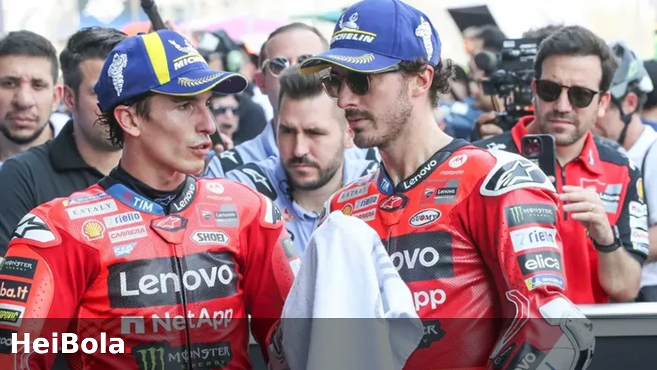 Bagnaia dan Marquez Jalin Kerja Sama di Ducati Meski Ada Rivalitas