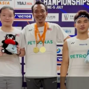 Redzuan dan Zi Yu Persembahkan Medali Emas untuk Malaysia di Kejuaraan Junior Asia
