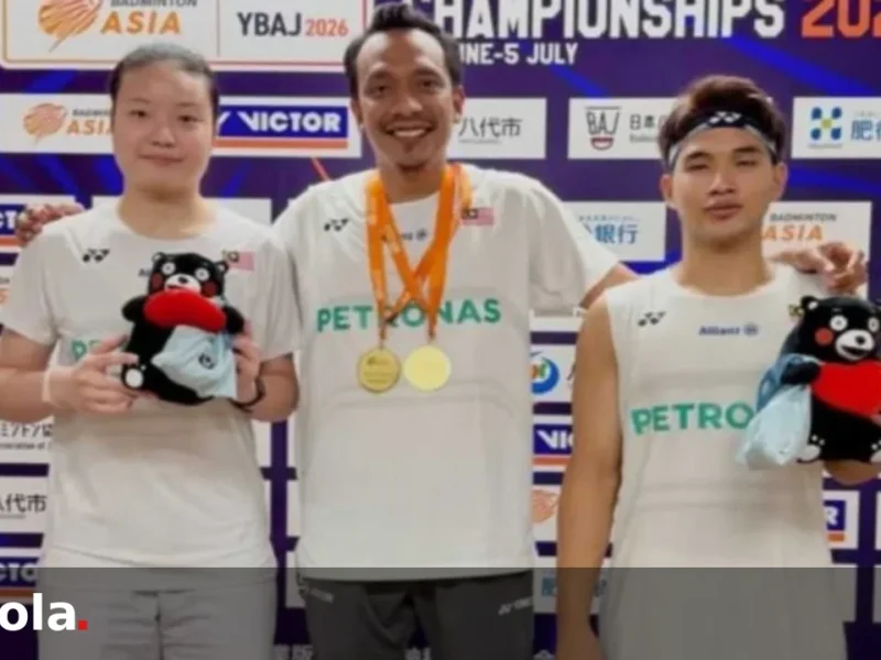 Redzuan dan Zi Yu Persembahkan Medali Emas untuk Malaysia di Kejuaraan Junior Asia
