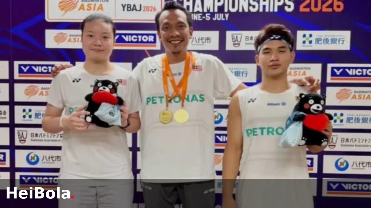 Redzuan dan Zi Yu Persembahkan Medali Emas untuk Malaysia di Kejuaraan Junior Asia