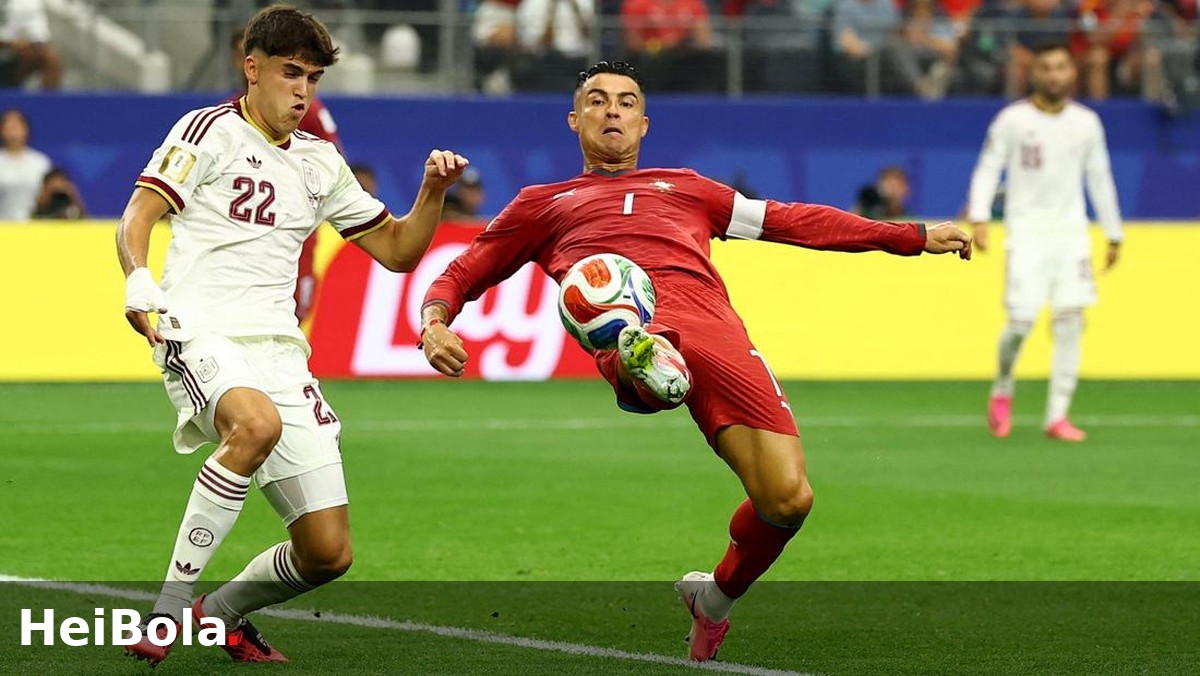 Portugal dan Spanyol Imbang Tanpa Gol di Babak Pertama